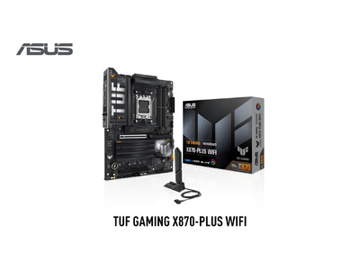 ASUSのゲーミングシリーズTUF GAMINGより、AMD AM5 ソケット対応のX870マザーボード「TUF GAMING X870-PLUS WIFI」を発表