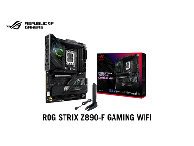 ASUSのゲーミングブランドRepublic of Gamersより、intel LGA 1851対応のROG STRIX Z890マザーボードを2製品発表