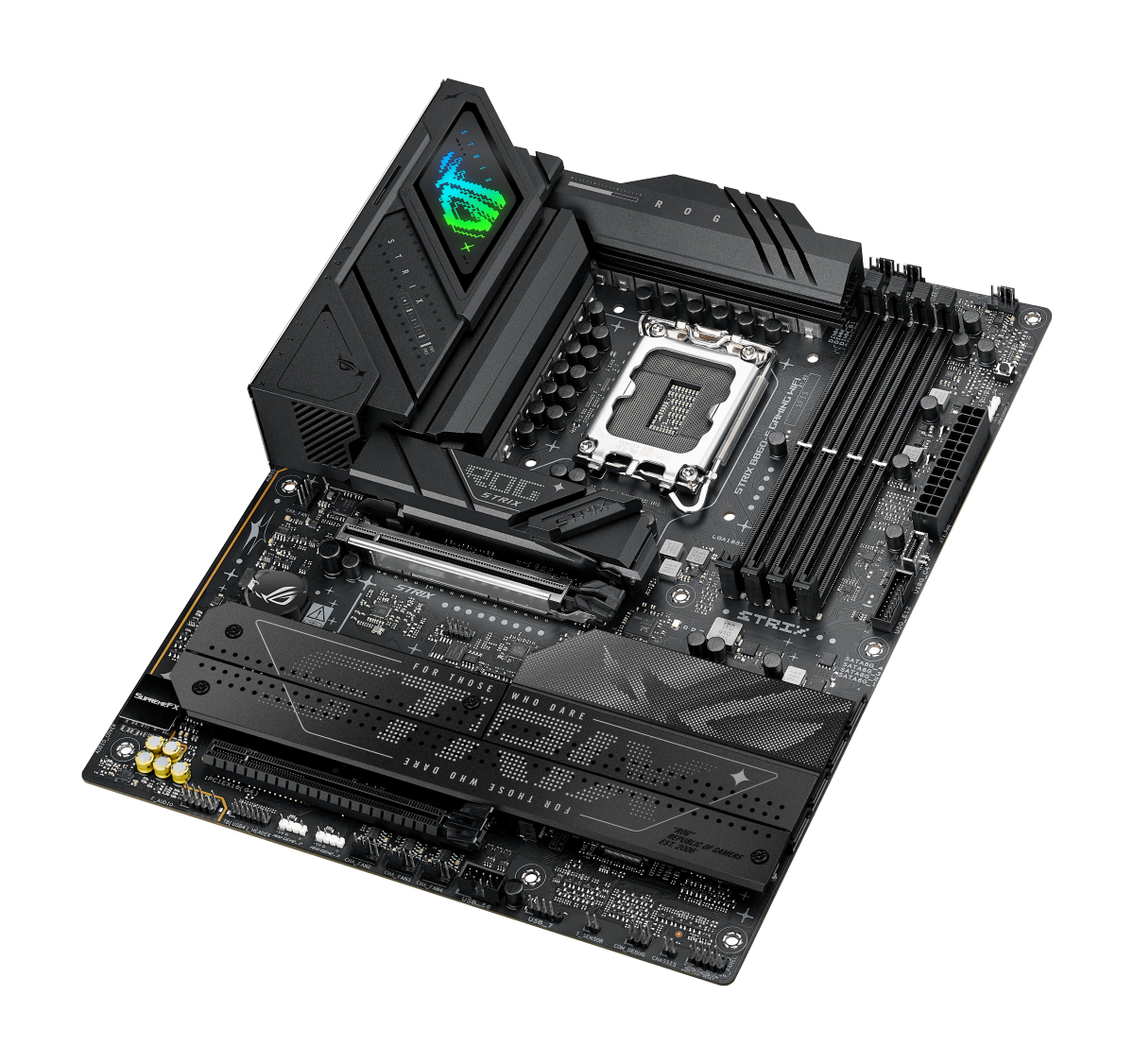 ASUSのゲーミングブランドRepublic of Gamersより、intel LGA 1851対応のROG STRIX B860マザーボードを2製品発表