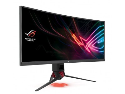 UWQHD (3440x1440)曲面液晶パネルを採用した高性能なゲーマー向けディスプレイ「ROG Strix XG35VQ」を発表