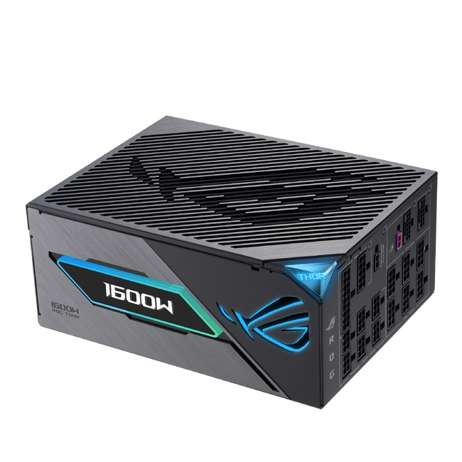 ASUS ROGよりマグネット式OLEDディスプレイ搭載の1600W 80PLUS Titanium電源「ROG-THOR-1600T3」を含む3モデルのROG THORシリーズの電源を発表