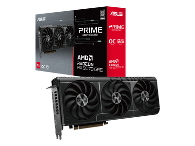 ASUS、PRIMEシリーズより、AMD Radeon RX 9070 GRE搭載したビデオ