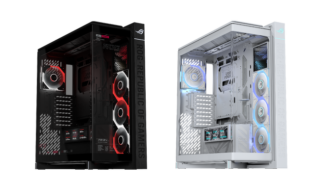 最大14基のファンが搭載可能な液晶付きPCケース「ROG CRONOX ARGB」と