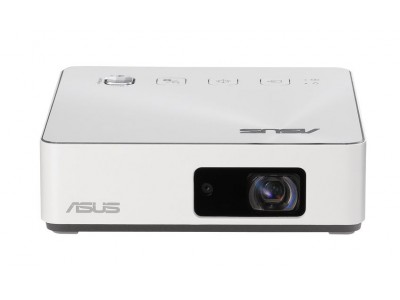 最大500lmの明るさとバッテリー内蔵で持ち運びも可能な短焦点ポータブルプロジェクター「ASUS ZenBeam S2」ホワイトモデルを発表