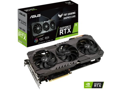 NVIDIA(R) GeForce RTX(TM) 3070を搭載したTUF Gamingシリーズ、オーバークロックモデル「TUF-RTX3070-O8G-GAMING」を発表