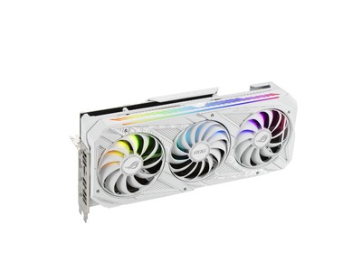 GeForce RTX 3070 を搭載した、3連ファン採用ホワイトビデオカード、「ROG-STRIX-RTX3070-O8G-WHITE」を発表