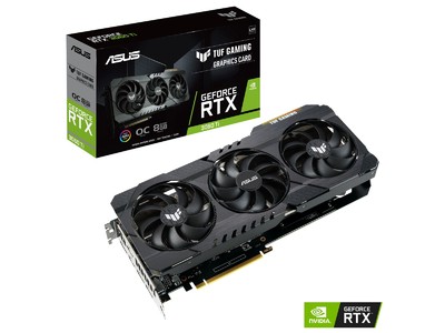 LHR版 GeForce RTX(TM) 3060Ti搭載ビデオカード、「TUF-RTX3060TI-O8G-V2-GAMING」発表