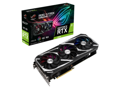 プレミアムな冷却と電力供給を実現したNVIDIAのRTX 3050シリーズのビデオカード「ROG Strix GeForce RTX(TM) 3050 OC Edition」を発表