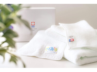 【今治タオルへの名入れに新提案】今治品質を企業のオリジナル　　ノベルティに！　オリジナルタグ縫製で約2週間納品可能