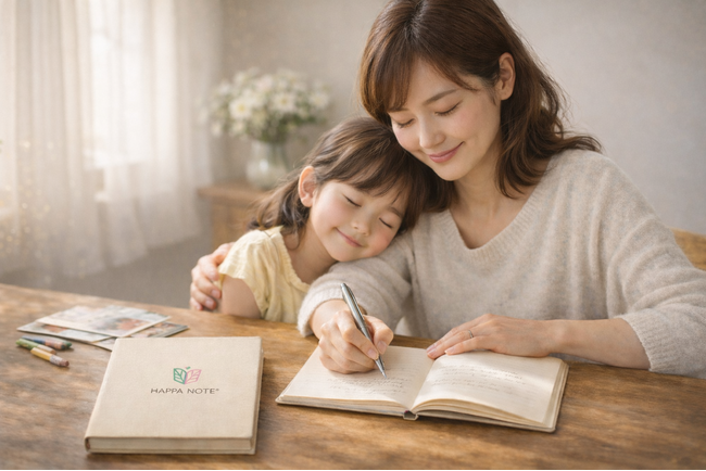 プレスリリース「コロナ禍高齢出産ママが「残された時間の不安」を「子どもと生きられる時間を大切に生きる」に変えるノートを企画」のイメージ画像