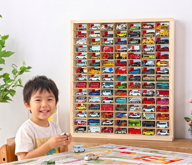 【累計1万台販売】「話題の収納ケース」楽天スーパーSALEに登場　パパママの悩み、ミニカー収集家の永遠の課題を解決した最大210台収納可能な「ミニカーケース」が3月4日～11日まで10%OFFで販売