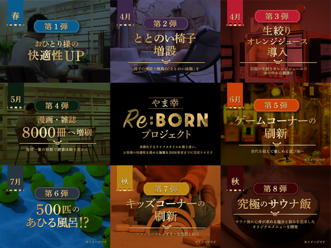「Re-Bornプロジェクト」始動～瀬戸大橋温泉やま幸～