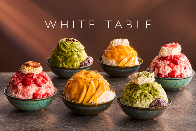 ベトナム・ハノイに日本式かき氷専門店「WHITE TABLE」が9月18日オープン!東京・渋谷の人気店「茶房 オクノシブヤ」監修の本格かき氷を提供