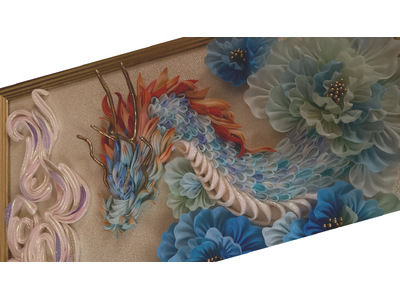 一枚の布が龍になる。特別な日を彩る作品を生み出す「虹色つまみアーティスト養成講座」2026年3月開講