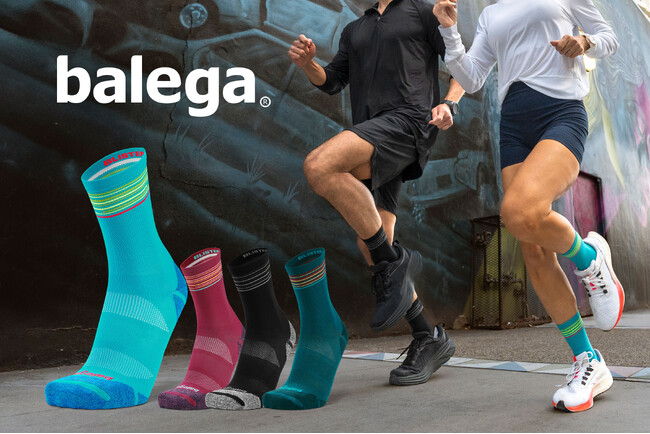 ランナーの声を形にした、履き心地にこだわる一足ランニングソックスブランド balega <バレーガ>5シリーズを比べて選べる日本公式オンラインサイトを開設