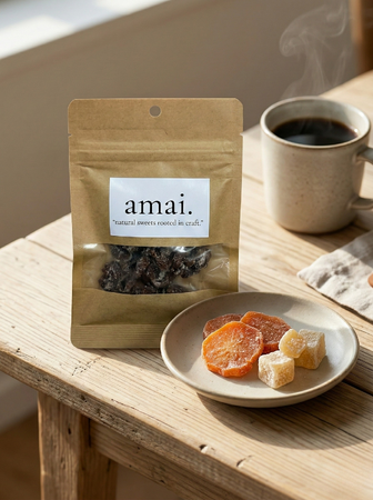 甘納豆メーカーが新ジャンル「ドライスイーツ」開発。創業90余年の技術から生まれた新ブランド「amai.」