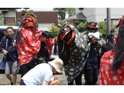安政3年（1856年）から続く獅子舞、170周年目の夏祭り
