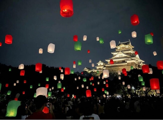 静岡・浜松 2会場開催！駿府城・浜松城の夜空に願いを込めて「少し早いクリスマスランタン」【チケット好評発売中】