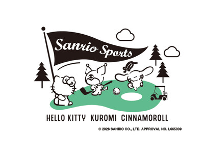 スポーツウエア＆グッズコレクション「Sanrio Sports」2026年4月15日（水）よりゴルフコレクション発売