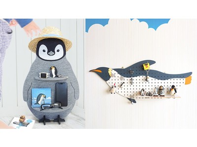 【等身大サイズ！】ラックやウォールハンガーなどのペンギンインテリアがヴィレヴァンオンラインに新登場！