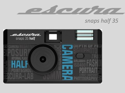 2枚1セットの「組写真」が現像できるアナログカメラ『Escura snap 35 Half』が登場！