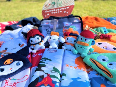 【サンリオキャラクターズ】銭湯×昭和レトロなデザインのサウナグッズが登場！