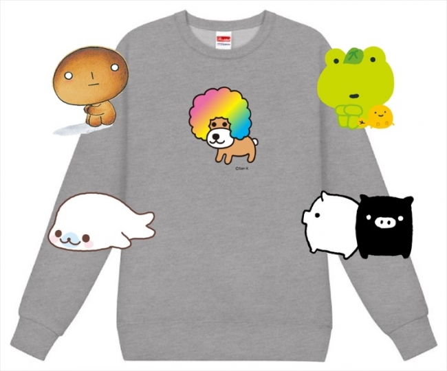 アフロ犬が こげパンが あのサンエックスキャラたちが限定スウェットになって発売決定 記事詳細 Infoseekニュース