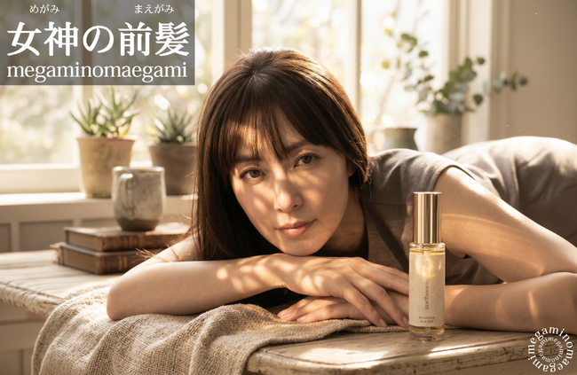 「前髪は、第一印象の最前線。」心と外見を整える前髪のアロマ・ヘッドスパ美容液『女神の前髪』がMakuakeにて先行リリース