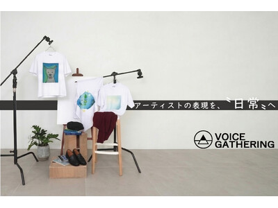 新鋭アーティストの発表機会を創出。アートを“着る”Tシャツブランド「VOICE GATHERING」
