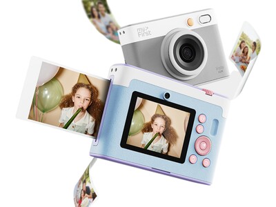 【7月1日発売】シリーズ初のフルカラー印刷対応昇華型熱転写プリンタ搭載インスタントカメラ「myFirst Insta Lux(TM)」登場。その光を、最高の一枚に。
