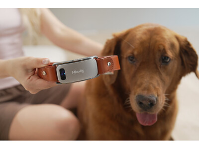 世界初※ AI犬語翻訳スマート首輪「Mibuddy」が日本初上陸。Kickstarter目標額3,500%超達成の話題製品が、2026年夏 ...