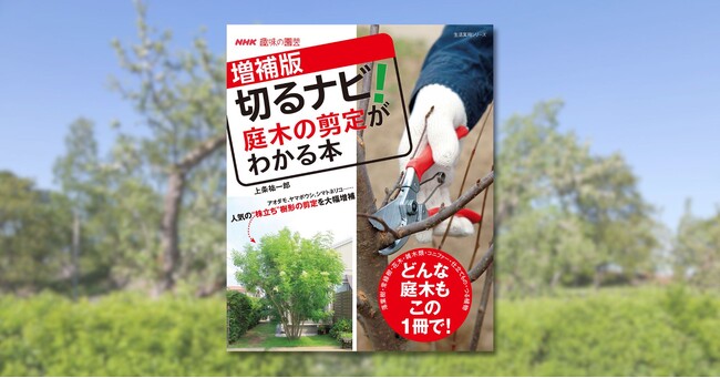 プレスリリース「『NHK趣味の園芸 増補版 切るナビ！ 庭木の剪定がわかる本』　剪定の定番書がパワーアップして2月17日新登場！」のイメージ画像