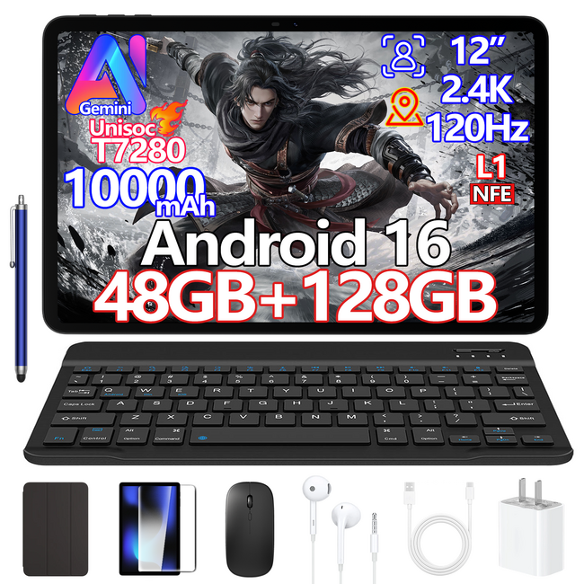 �yAmazon����E7���ԁzAndroid 16���ځuP12�v12�C���`2.4K���ʃ^�u���b�g��5��OFF�I�ʏ�24,900�~��23,655�~�A�L�[�{�[�h�t�����؃Z�b�g�𐔗ʌ���̔�