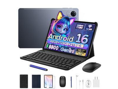 【楽天市場で半額セール】Android 16搭載「AORLYM P10PRO」が16,950円！8月18日は楽天ご愛顧感謝デー、6点アクセサリー付きの高コスパタブレット