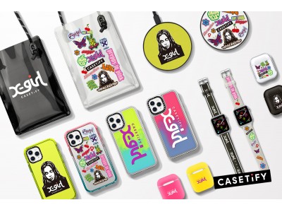 X-girlとテックアクセサリーブランド『CASETiFY (ケースティファイ)』のコラボレーションが1月31日(金)発売