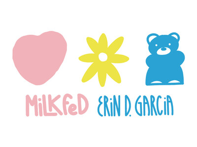 MILKFED.（ミルクフェド）がアーティストErin D. Garcia（エリンディー・ガルシア）とのコラボレーションアイテムを発表。