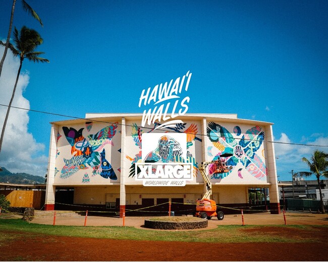 XLARGE協賛イベント“Hawaii Walls”　ハワイ最大級パブリックアートの制作風景を公開