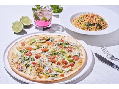 アメリカンレストラン「カリフォルニア・ピザ・キッチン」ラゾーナ川崎店　桜をテーマにした春のスペシャルメニューが登場