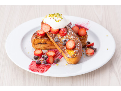 ニューヨークレストラン「サラベス」春限定！小倉をモダンに楽しむフレンチトーストとフィラデルフィア発祥ホットサンドが登場「小倉フレンチトースト」／「フィリーチーズステーキ」