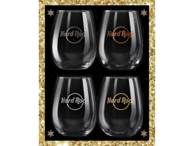 アメリカンレストラン「ハードロックカフェ」ロックショップ 『PWP Wine Glass Set Promotion』