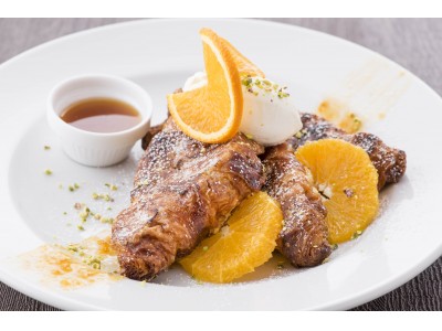 ニューヨーク発祥の人気レストラン「サラベス」名古屋店 １周年記念スペシャルメニュー『オレンジクロワッサンフレンチトースト』