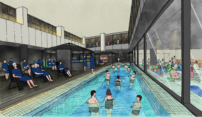 ONSEN&SAUNA RESORT かいほつの湯サウナエリアの全体構想を公開