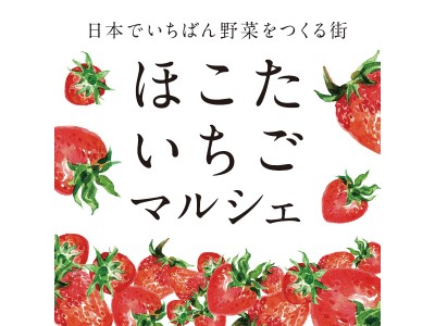 苺の美味しい季節が来た！日本でいちばん野菜をつくる街 茨城県鉾田市が産地直送の苺をお届け！＜ほこたいちごマルシェGINZA＞を開催します。