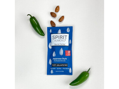 SPIRIT ALMOND、【ドジャースタジアム限定】フレーバー「醤油ハラペーニョ」アーモンド発売