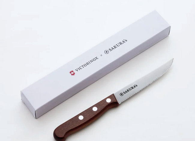 SAKURA's、VICTORINOXとのコラボナイフを100本限定で発売
