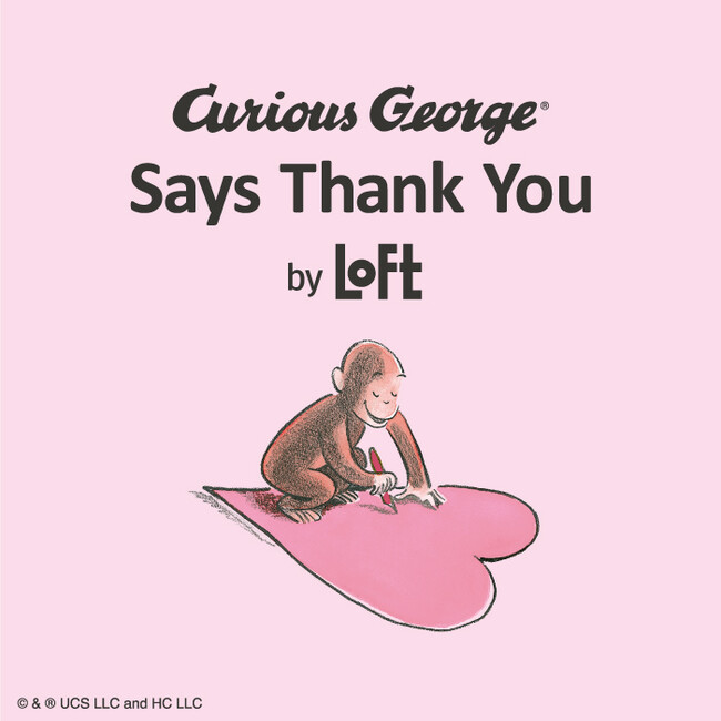 【ロフト】「おさるのジョージ」の限定雑貨コレクション「Curious George Says Thank You by LOFT」