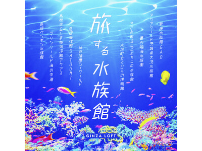 【ロフト】銀座ロフトの人気企画、今年も開催!「旅する水族館 2025」