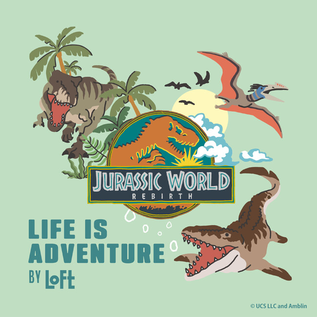 【ロフト】大人気映画シリーズ最新作『ジュラシック・ワールド／復活の大地』8/8公開記念「LIFE is ADVENTURE by LOFT」！