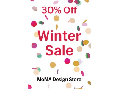 【MoMA Design Store】Winterセール、明日スタート！30%OFF以上！！オンライン限定で70%OFF商品も！！