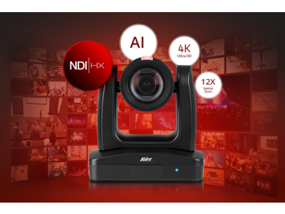 アバー・インフォメーション、NDI対応の4K自動追尾リモートカメラ「PTC310UN」を新発売！